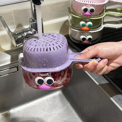 Double-Layer Fruit Vegetable Washing Drainage Basket