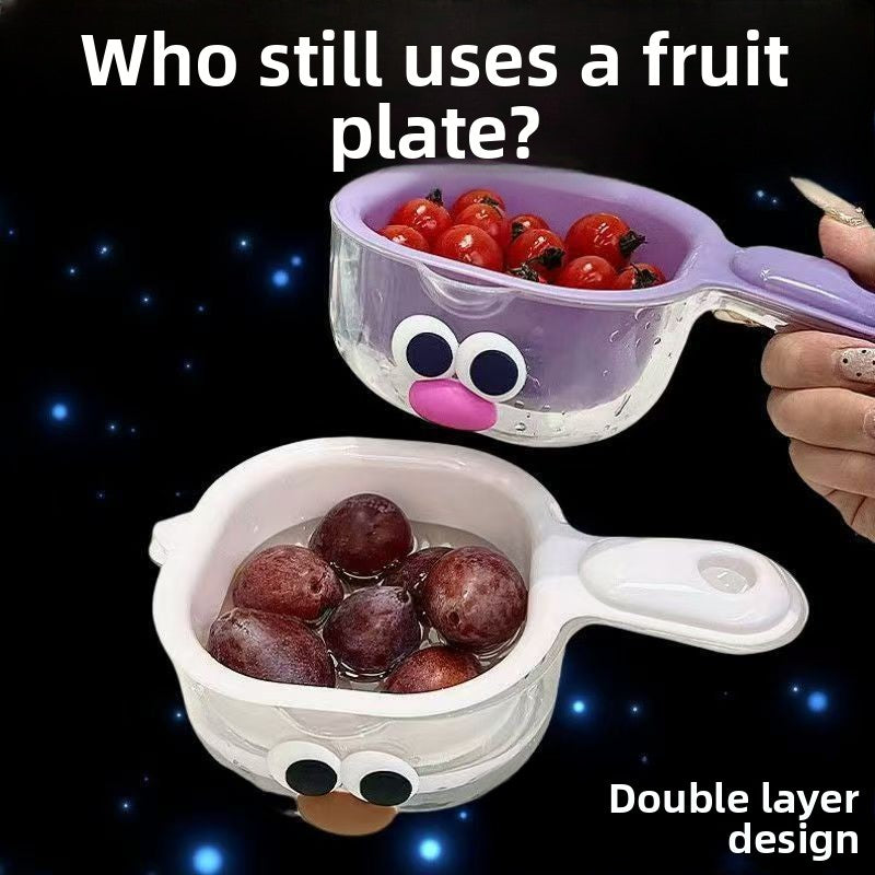 Double-Layer Fruit Vegetable Washing Drainage Basket